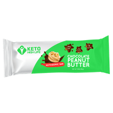 Load image into Gallery viewer, KETO BAR - CHOCOLATE PEANUT BUTTER - 12 COUNT
