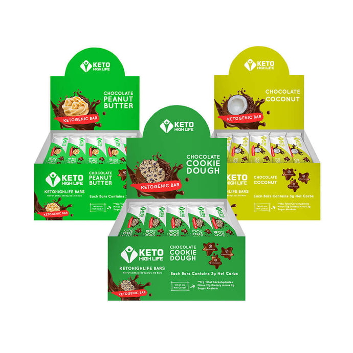 KETO BARS FLAVOR TRIO