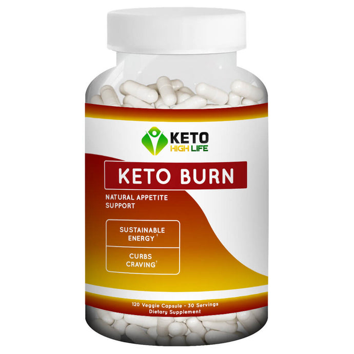 KETO BURN - APPETITE SUPPORT CAPSULES - 120 COUNT