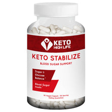 Load image into Gallery viewer, KETO STABILIZE - BLOOD SUGAR SUPPORT CAPSULES - 90 COUNT