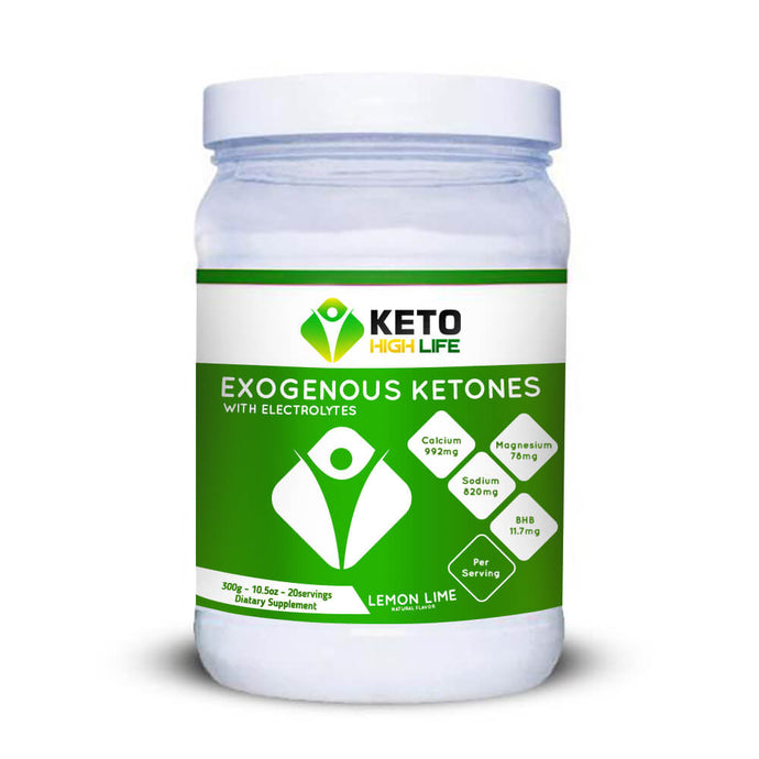 EXOGENOUS KETONES WITH ELECTROLYTES LEMON LIME