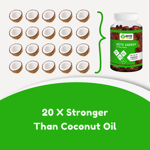 KETO ENERGY - MCT C8 SOFTGELS - 150 COUNT
