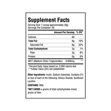 Load image into Gallery viewer, KETO CREAMER - MCT OIL POWDER UNFLAVORED - 75 SERVINGS