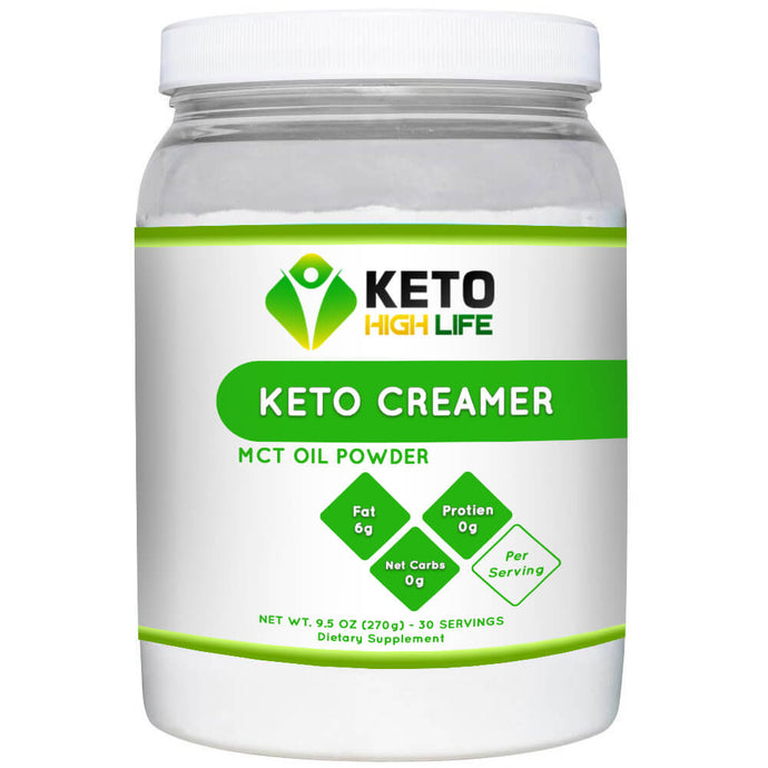 KETO CREAMER - MCT OIL POWDER UNFLAVORED - 30 SERVINGS